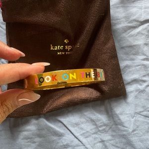 “LOOK ON THE BRIGHT SIDE” Kate spade bracelet